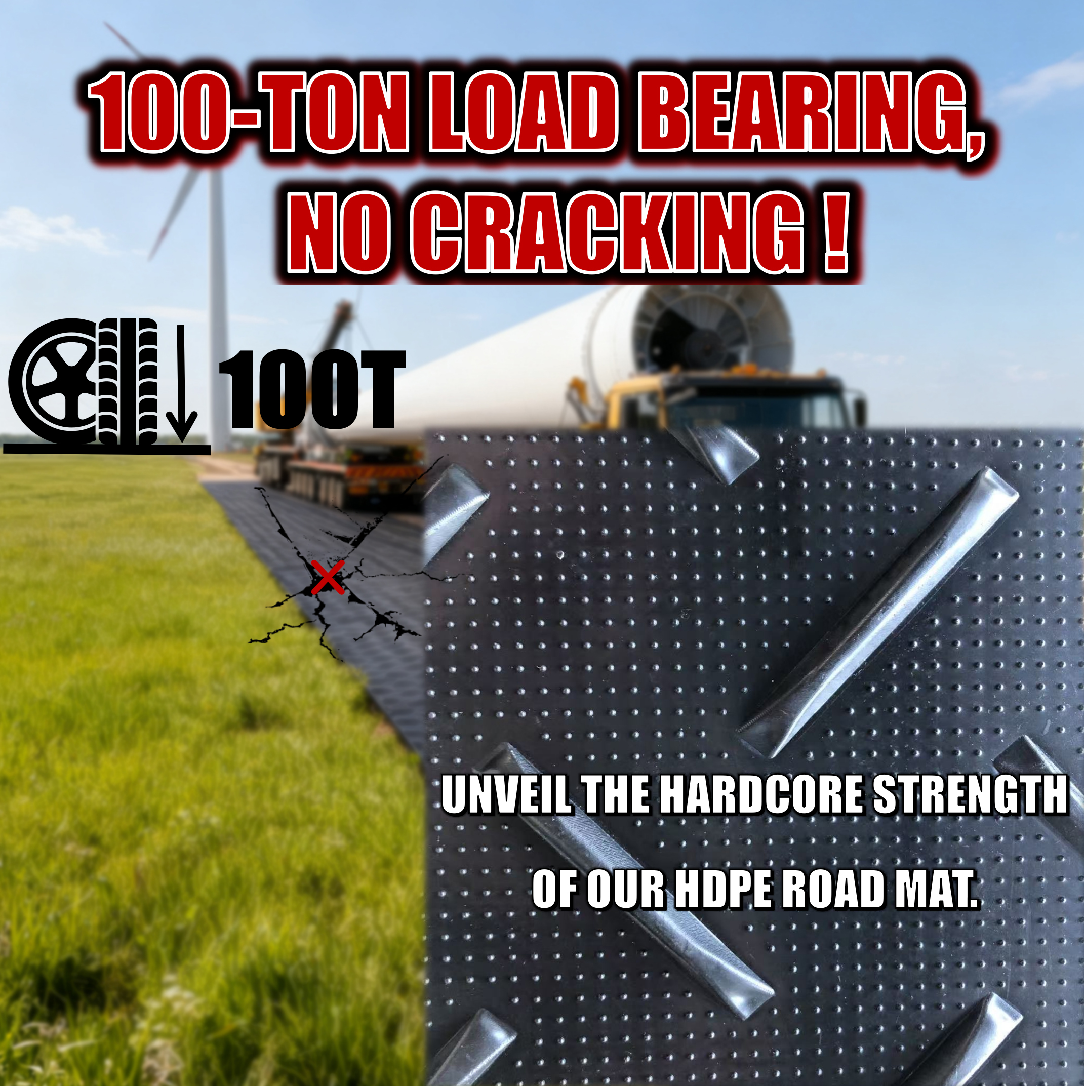 High-Quality HDPE Temporary Road Mats